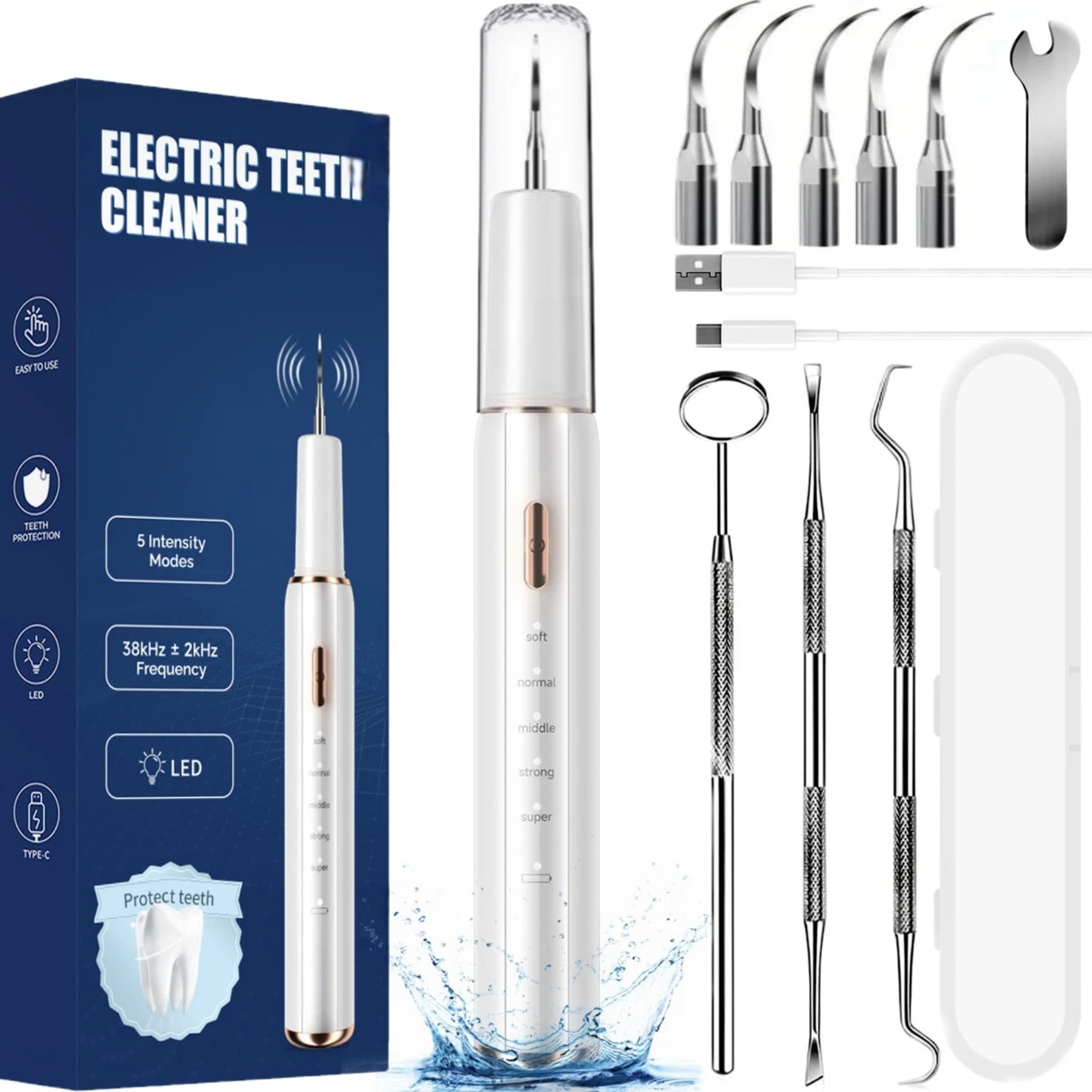 K-Pro Set Per La Pulizia Dei Denti Per La Rimozione Del Tartaro - Foto 6