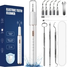 Kit Pulizia denti，Ablatore Ultrasuoni Rimuovi Tartaro placca e Macchie Orale