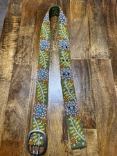 Jenny Krauss Belt 100% Wool Size L Peruvian Hand Woven