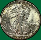 1945-D Walking Liberty Half Dollar Brilliant Uncirculated BU Coin #40386