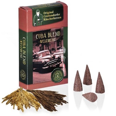 Crottendorfer - incense cones incense cones size M - world travel - Cuba blend