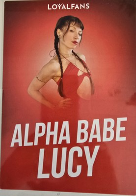 ALPHA BABE LUCY XL Autogrammkarte Autogramm Unsigniert Venus 2024 Format Erotik 