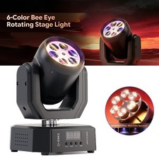 80W LED Bee Eye Moving Head Light RGBW Beam Stage DJ Disco Bar DMX Spot Lighting