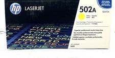 Genuine OEM Sealed HP 502A Q6472A Yellow Toner Cartridge for HP LASERJET 3600