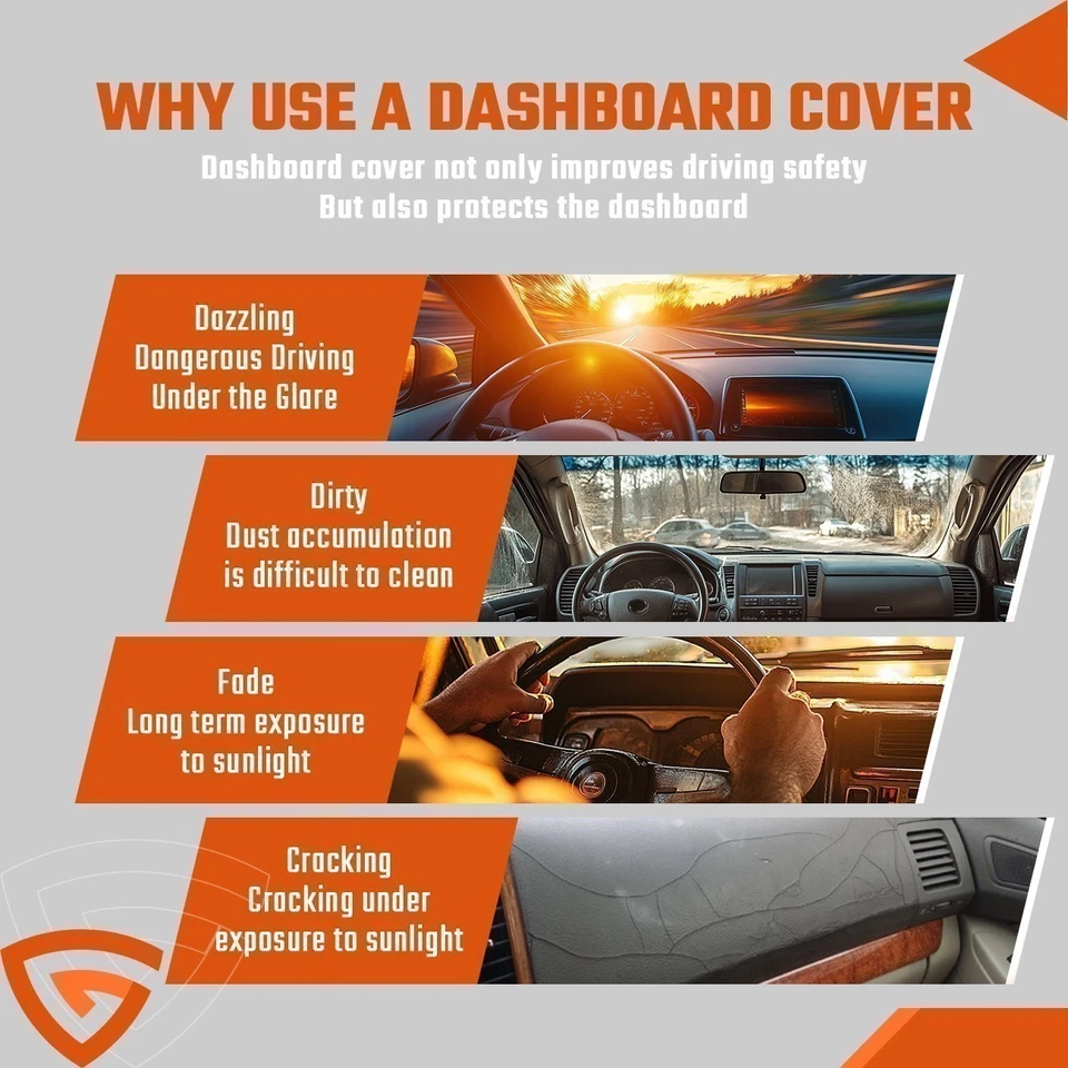 BLACK DASH MAT for TOYOTA Hilux SR5 SR Workmate GUN126R Rugged 2015-2024 HOT Hot - image 4 of 4