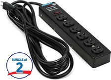 Furman SS-6 AC 6 Outlet Surge Strip 2-Pack