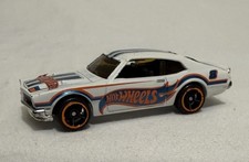 Hot Wheels '71 Ford Maverick Grabber White W/Blue Pinstripe 2016 EUC