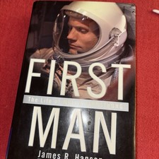 SIGNED INSCRIBED First Man The Life of Neil Armstrong by James Hansen 2005 HCDJ