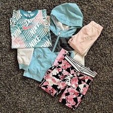 Nike Bundle of 4, Blue Hooded Jacket, Leggings Joggers Romper , Baby Kids Sizes