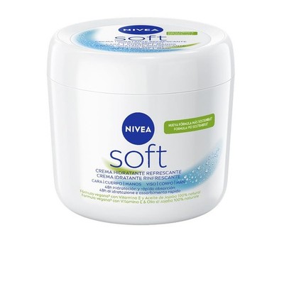 NIVEA Soft Feuchtigkeitscreme Jojobaöl Vitamin E Allzweckcreme 500ml