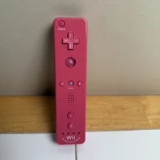 Nintendo Wii U Official Wii Remote Motion Plus Pink OEM RVL-036 Tested Working