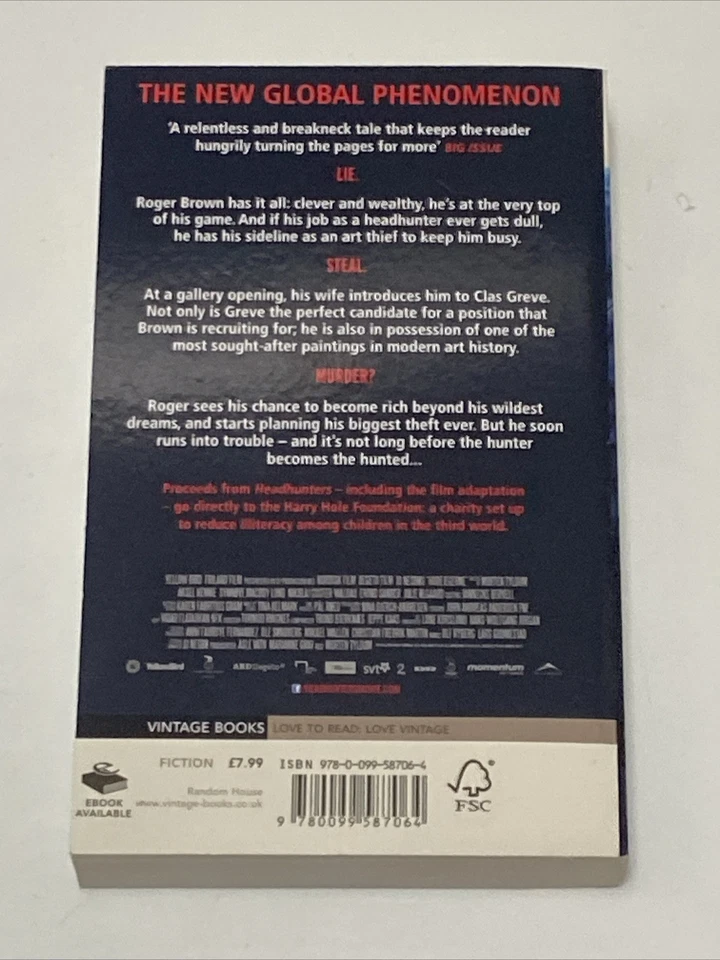 (NEW) Headhunters The Hunt Is On … by Jo Nesbo (Paperback 2012) - Image 2 of 3