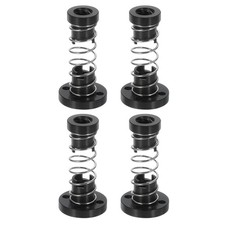 4Pcs Anti Backlash Spring Loaded Nut 2mm Pitch, 4 Start, 8mm Lead, 3.5mm Hole 