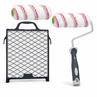 Profi Malerrollen Set 2 X Rollen Malerwalze Farbrolle Maler Walze Rolle 25Cm Wzg
