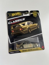 2026 Hot Wheels Car Culture 05gold Chase Mercedes-benz 190 E2.5-16 Evo Il
