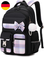 Tanou Schulrucksack MäDchen Kinderrucksack FüR Schule Reisen, 24L, Schwarz | Was