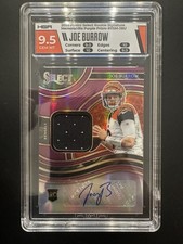 2020 Select JOE BURROW Purple RPA /25 RC HGA 9.5 Gem Mint & 10 Auto! #RSM-JBU 🔥