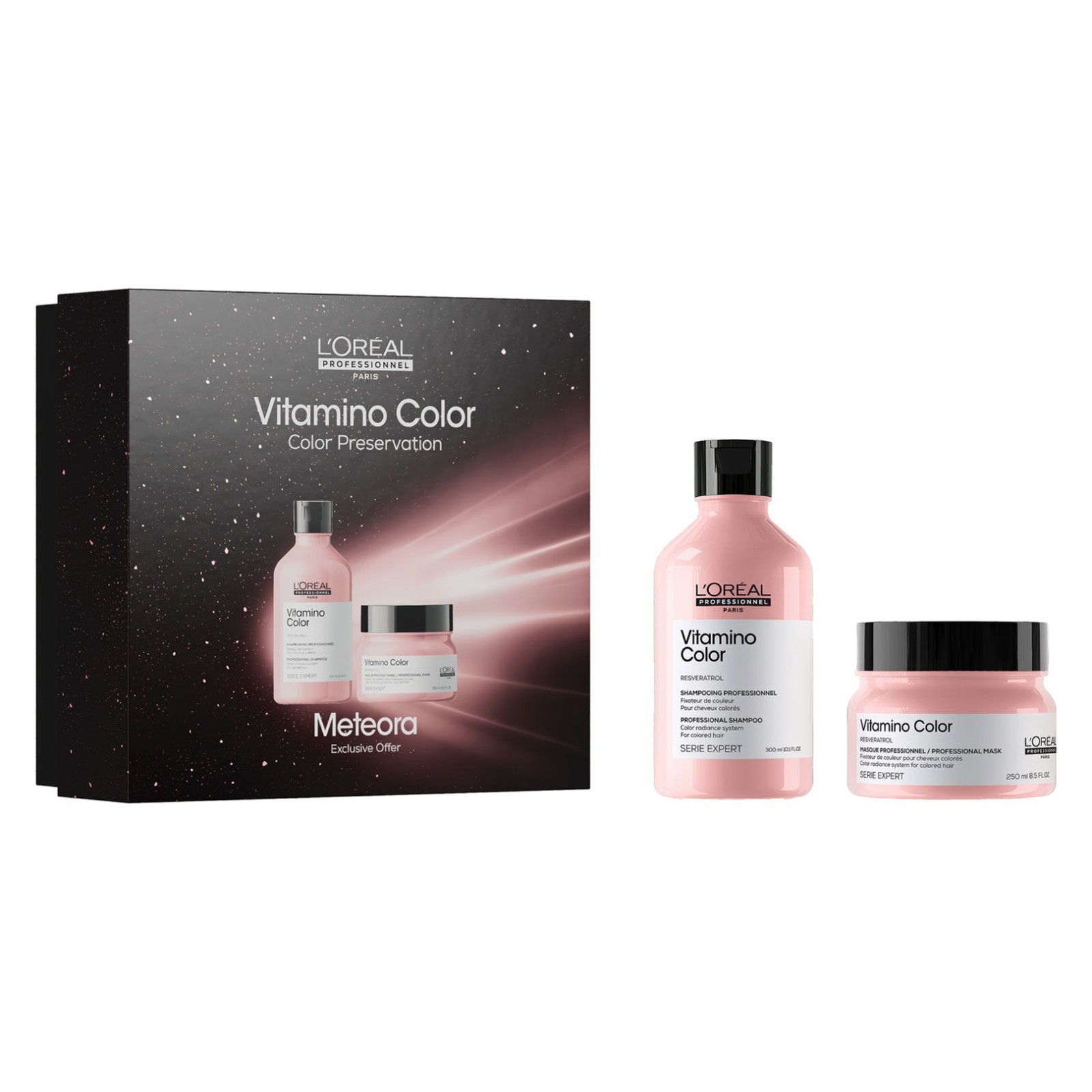 Vitamino Color L'Oréal coffret duo Meteora pour sublimer et prolonger l'éclat des cheveux colorés