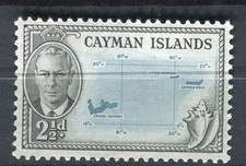 CAYMAN ISLANDS; 1950 early GVI Pictorial issue fine MINT MNH Unmounted 2.5d. 