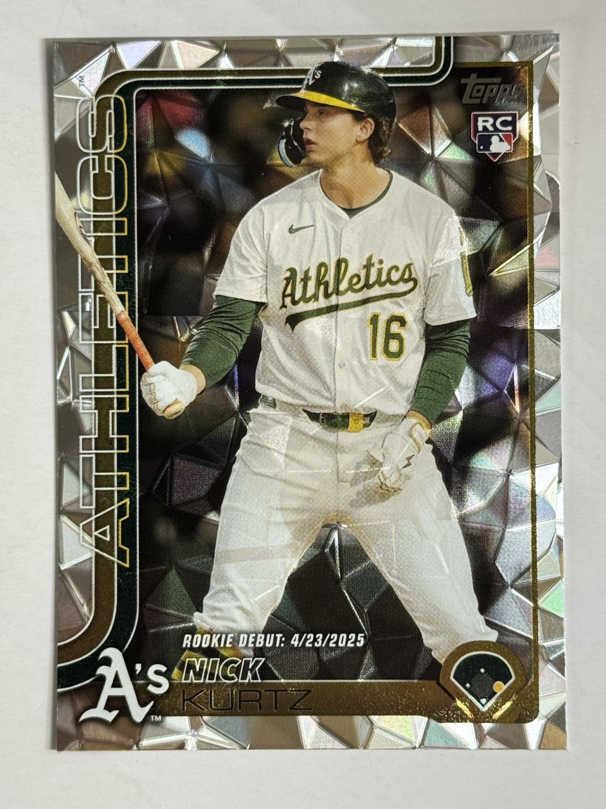 2025 Topps Update Nick Kurtz (RC) #US127 Holo Foil Rookie Debut