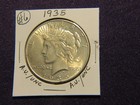 1935 Peace dollar in A.U. condition # 6 — photo 1