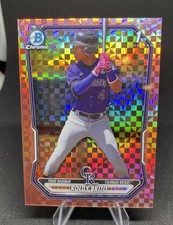 2026 Bowman Roldy Brito 1st Chrome Rose Gold X Fractor #/15 Rockies #BCP-21