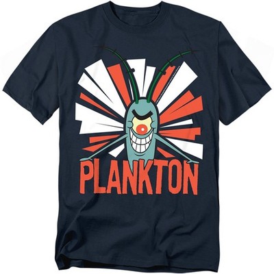 SPONGEBOB SQUAREPANTS PLANKTON Licensed Adult Graphic Tee Shirt SM-5XL