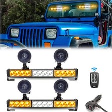 Led Emergency Dash 2 In 1 Strobe Light Bar Frontrear Windshield Safety Flashing Led Emergency Dash 2 In 1 Strobe Light Bar Frontrear Windshield Safety Flashing