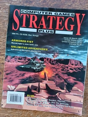 Computer Games Strategy Plus Magazine Issue 28, March 1993, feat Armored Fist