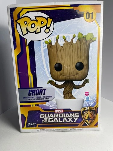Funko Pop Marvel Guardians Of The Galaxy Groot Giant Size 18” #01