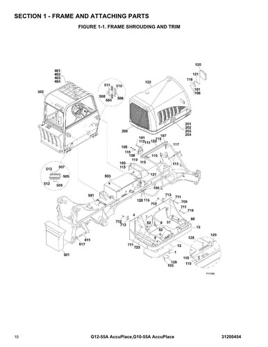 JLG G10-55A AccuPlace G12-55A AccuPlace Telehandler Parts Catalog Manual - Picture 2 of 10