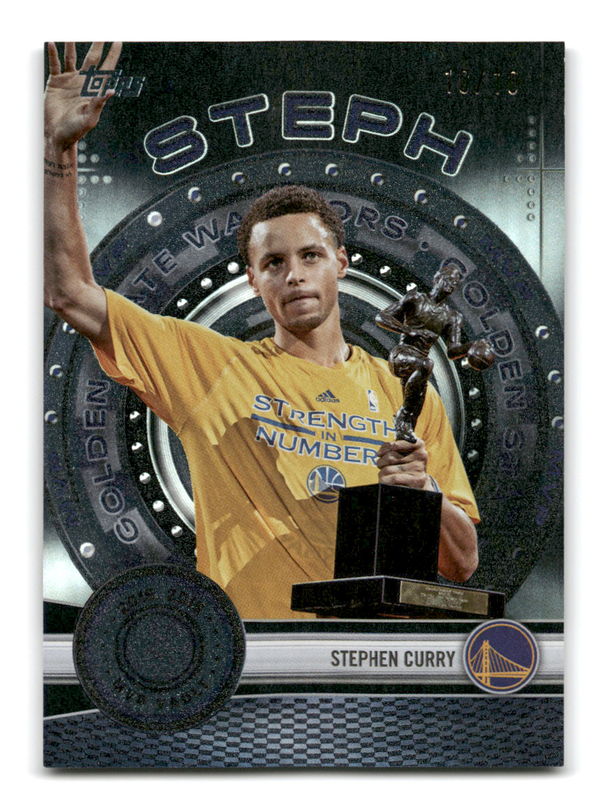 2025-26 Topps Basketball - Stephen Curry MVP Vault Insert #MVP-6 (BLACK /10)