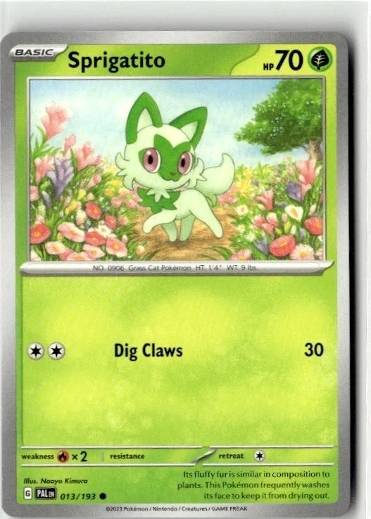 2023 Scarlet & Violet Paldea Evolved Sprigatito 13/193