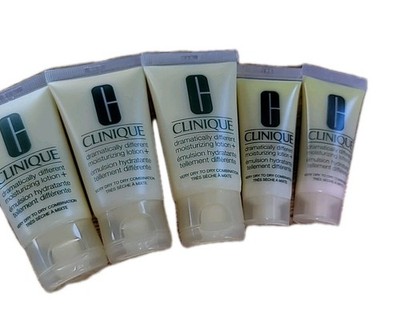 Lot of 5 Clinique Dramatically Different Moisturizing Lotion total=4.0 Oz