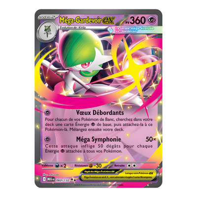 Mega-Gardevoir EX 060/132   Pokemon Karte ME01 Mega-Evolution ME1 NM TCG Card