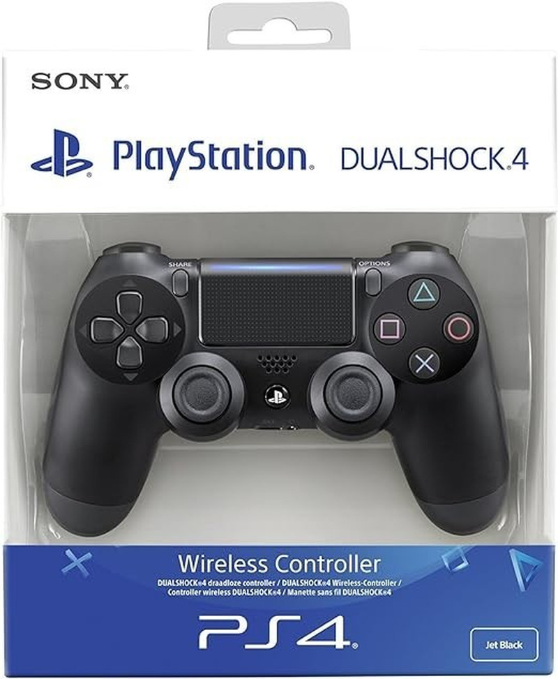 Manette PS4 sans fil V2 à double vibration et batterie rechargeable haute autonomie