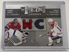 2009-10 SPx - Winning Combos Carey Price, Tomas Plekanec #WC-PP (MEM)