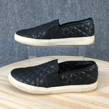 Steve Madden Shoes Womens 9M Sneakers Black Slip On Round Toe Casual Comfort