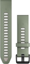 Garmin QuickFit 20 mm schwarz/kieselgrau Silikonband