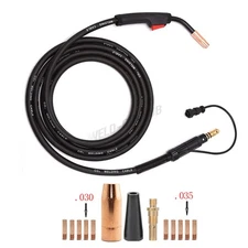 10' 15' Mig Gun Replacement For Lincoln Power MIG 140MP MIG Welder K4498-1 8pin