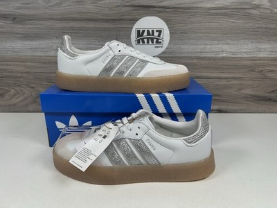 adidas SAMBAE　ホワイト/シルバー Adidas Sambae Samba 'Rhinestone' Crystal White Silver Gum (IH4046