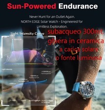 🤿🐠 Orologio SUBACQUEO 300mt a energia solare - eco-drive con movimento Citizen