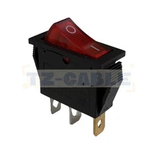 Rocker Switch Electric Fireplace Heater 120V On-Off For Desa FMI 120927-24