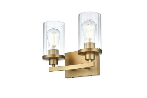 Living District Thane 11.5" Wall Sconce In Satin Gold - Picture 3 of 8