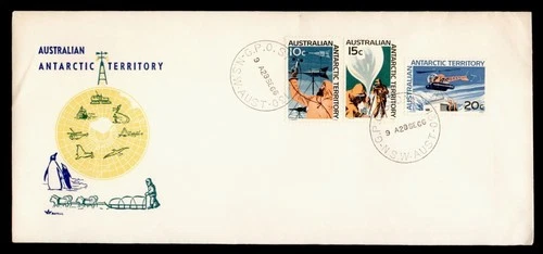 DR WHO 1966 BRITISH ANTARCTIC TERRITORY FDC ROYAL CACHET COMBO R38918