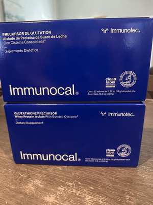 Immunocal Classic Blue Regular Glutathione Precursor * 30 Pouches by Immunotec**