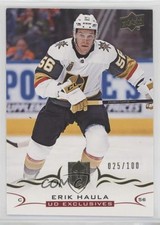 2018-19 Upper Deck UD Exclusives 25/100 Erik Haula #183 1x1