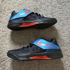 Nike KD IV Away Black Blue Orange 473679-004 Men's Basketball Sneaker 2011