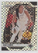 2024 Panini Prizm WNBA Checkerboard Prizm Kiah Stokes #122 yl0