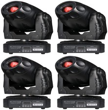 4 American DJ Eliminator Stealth Spot 60 Watt LED DMX Moving Head Spot Lights